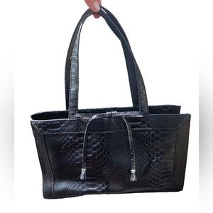 Liz Claiborne Black Leather Purse | NWOT